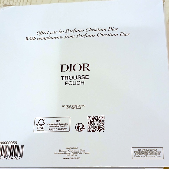 New DIOR GWP Silicone Trousse Glow Pouch Makeup/Coin/Headphone Bag. - Picture 10 of 10